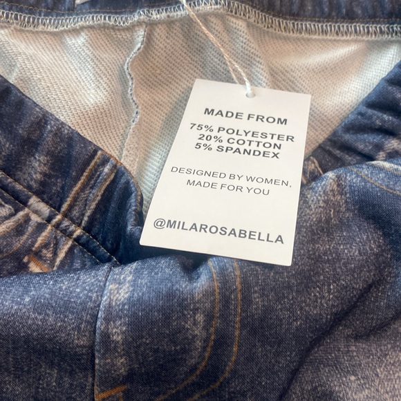 Stylish Wide Leg Denim Pants - Picture 4 of 6